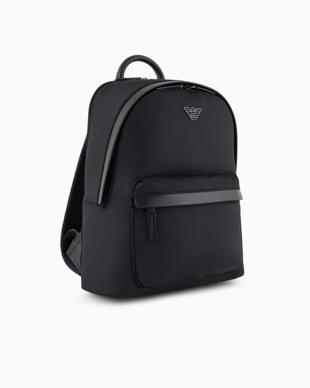 Armani Mochila de nailon reciclado ASV Rebajas top