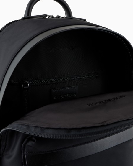 Armani Mochila de nailon reciclado ASV Rebajas top