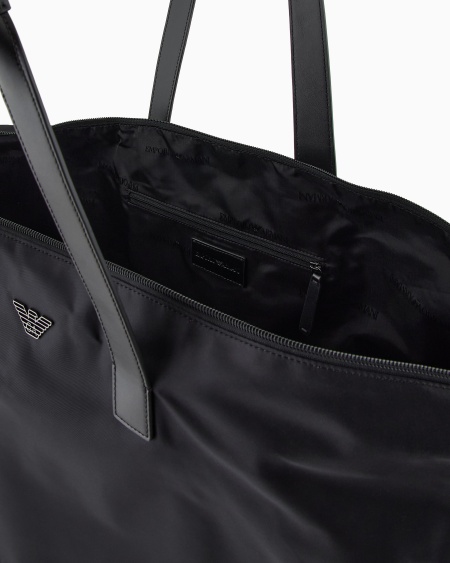 Armani Bolso shopper grande de nailon reciclado ASV Envío gratis
