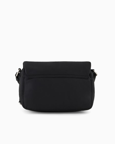 Armani Bolso bandolera en nailon reciclado con placa de águila ASV Envío gratis