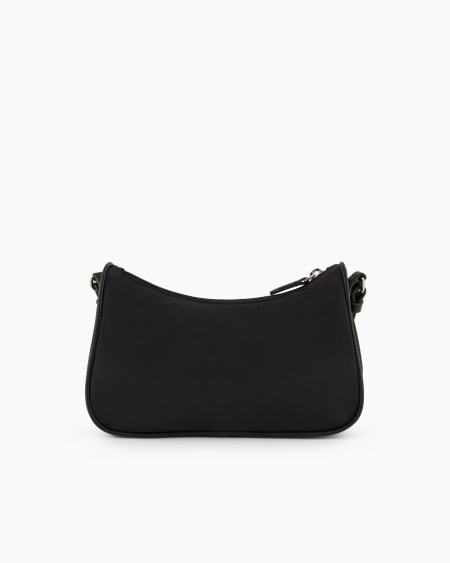 Armani Bolso baguette en nailon reciclado con placa de águila ASV Últimos 3 días