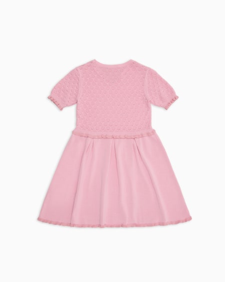 Armani Vestido de punto con motivo calado Special Occasion Solo hoy
