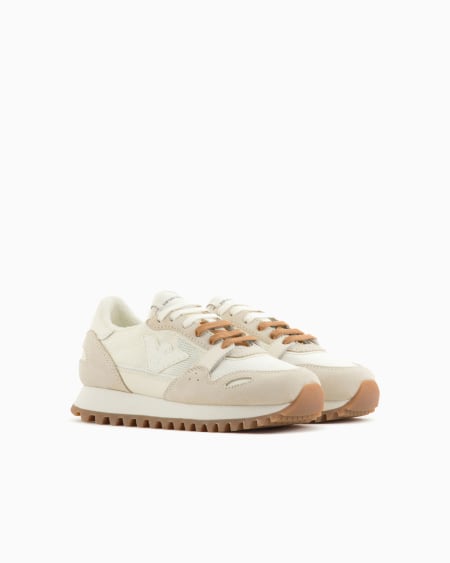 Armani Deportivas de malla con detalles de ante y parche de águila Limitado a 3 días
