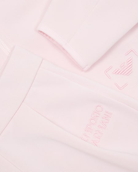 Armani Chándal de punto de tacto cupro con sudadera con cremallera y capucha Descuento por venta flash