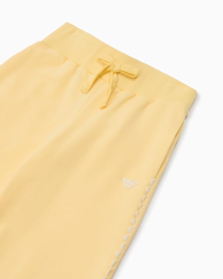 Armani Pantalones de punto de mezcla de modal con cintura elástica Rebajas de fin de temporada