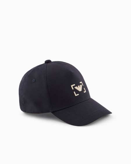 Armani Gorra de béisbol con bordado de águila de algodón orgánico ASV Venta caliente