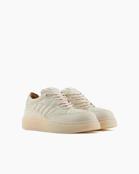 Armani Deportivas con detalles de napa acolchada Los más vendidos