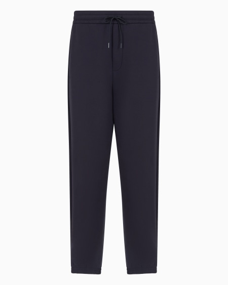 Armani Pantalones de chándal en punto doble con cordón Solo queda un día