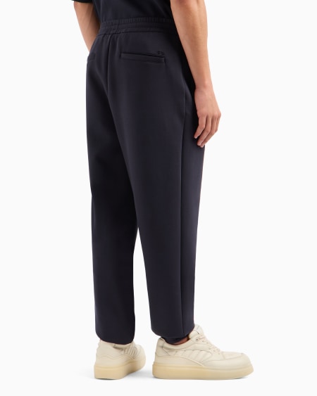Armani Pantalones de chándal en punto doble con cordón Solo queda un día