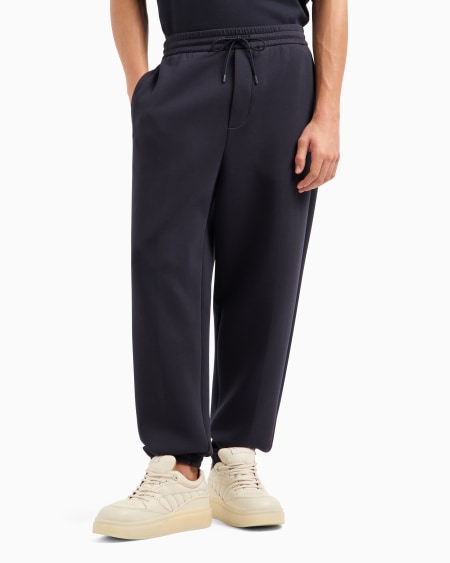 Armani Pantalones de chándal en punto doble con cordón Solo queda un día