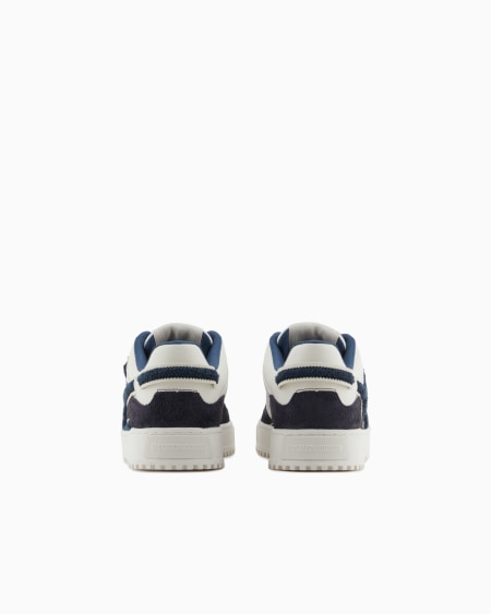 Armani Deportivas de nailon y ante con maxilogotipo en contraste Superdescuento