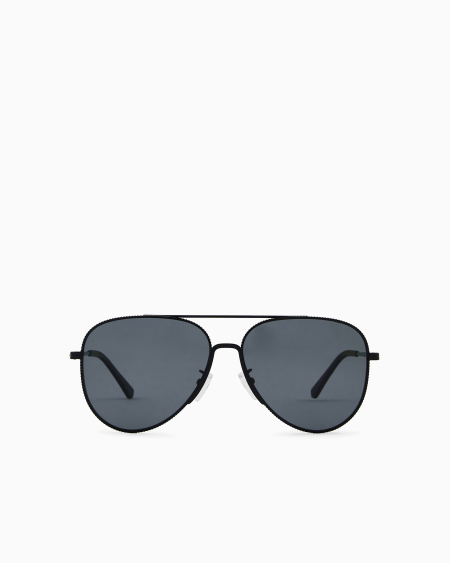 Armani Gafas de sol estilo piloto para hombre Ajuste asiático
