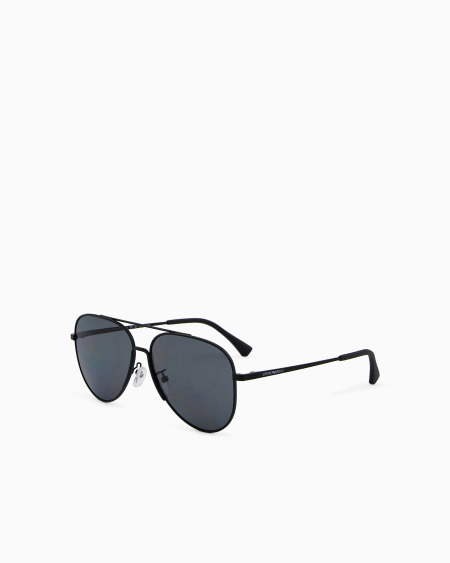 Armani Gafas de sol estilo piloto para hombre Ajuste asiático Tienda de fábrica