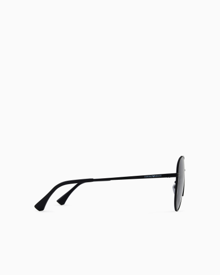 Armani Gafas de sol estilo piloto para hombre Ajuste asiático Tienda de fábrica