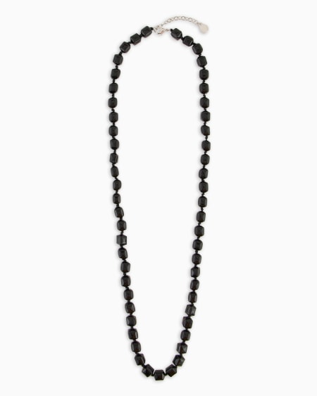 Armani Collar con piedras facetadas