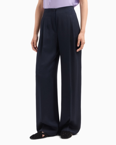 Armani Pantalones con pinzas de sablé Icon Tienda
