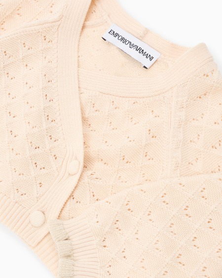 Armani Chaqueta cruzada de punto con motivo calado Special Occasion Envío gratis