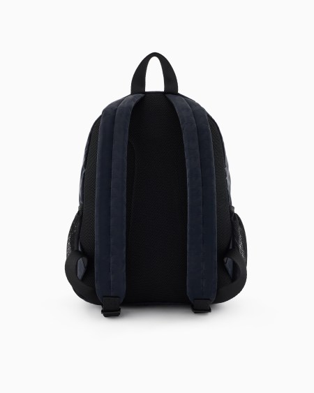 Armani Mochila de nailon con motivo integral de águila Envío internacional gratuito