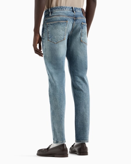 Armani Vaqueros J06 slim fit de denim lavado Precio ultrabajo
