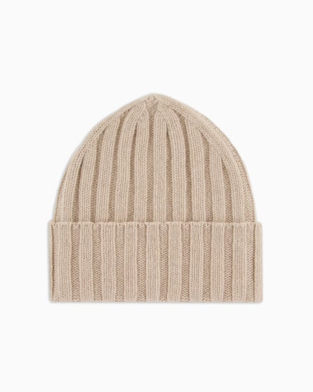 Armani Gorro de cachemira pura acanalada En oferta