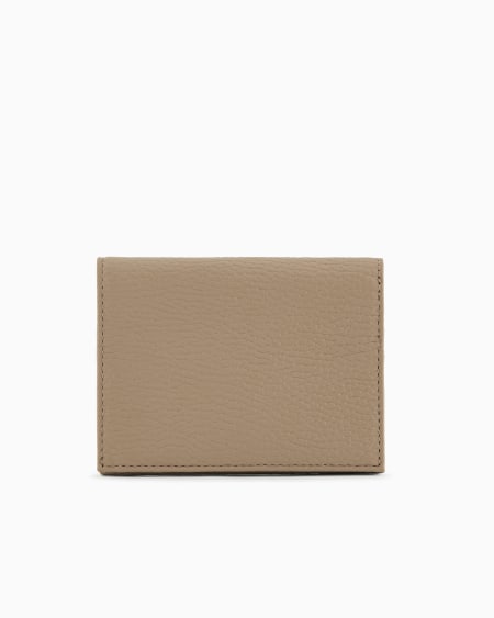 Armani Cartera compacta de piel abatanada Últimos 3 días