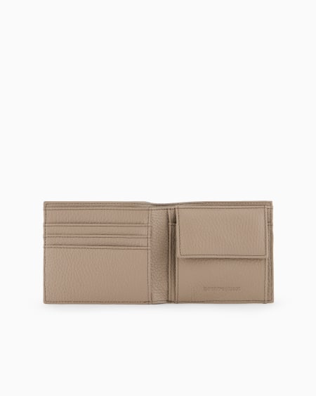 Armani Cartera con bolsillo monedero de piel abatanada COMPRAR AHORA