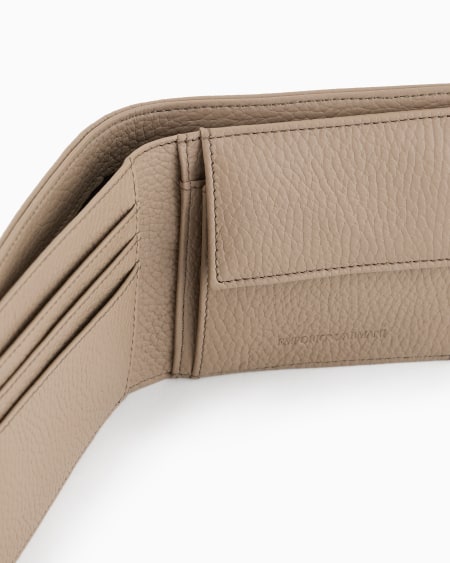 Armani Cartera con bolsillo monedero de piel abatanada COMPRAR AHORA