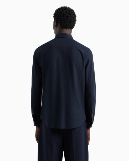 Armani Camisa de punto superfino de mezcla de lyocell ASV Último día