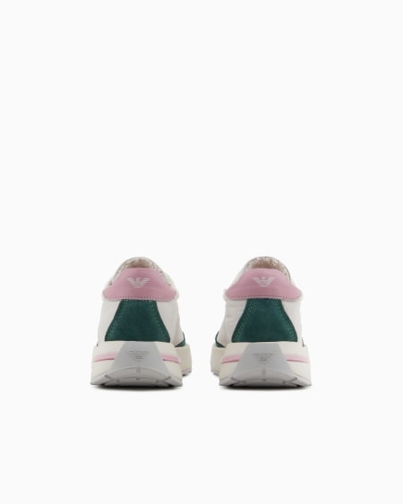 Armani Deportivas de nailon con detalles de ante Promoción trimestral