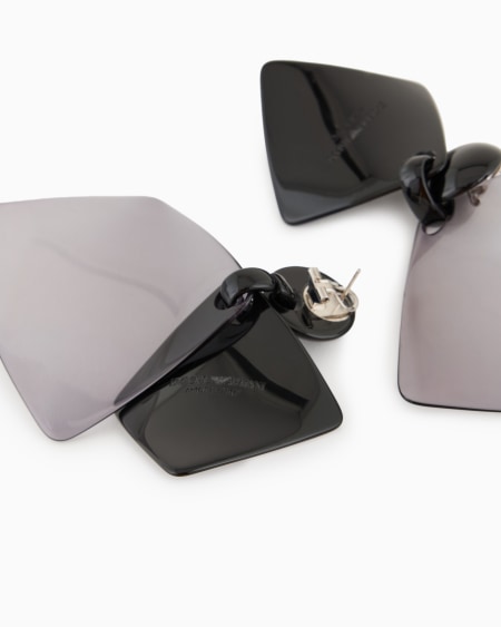 Armani Maxipendientes colgantes bicolor Butterfly Precios de Black Friday