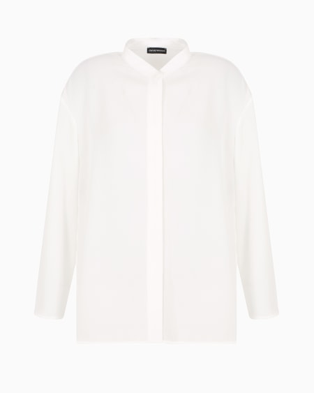 Armani Camisa de crespón
