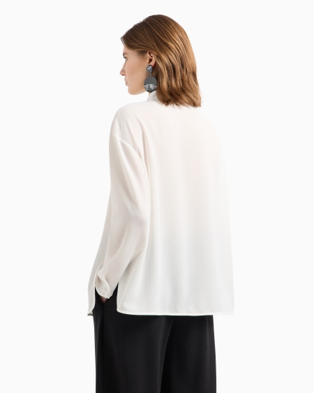 Armani Camisa de crespón Grandes ahorros