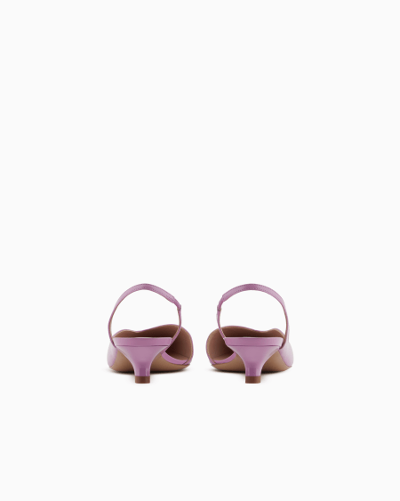 Armani Zapato de salón destalonado de piel cepillada Rebajas de fin de temporada