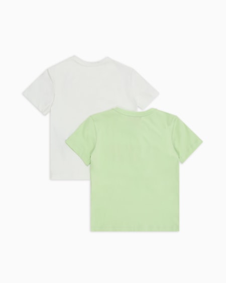 Armani Paquete de dos camisetas de punto con logotipo alegre Tienda