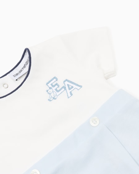 Armani Pelele de punto con logotipo EA Último día