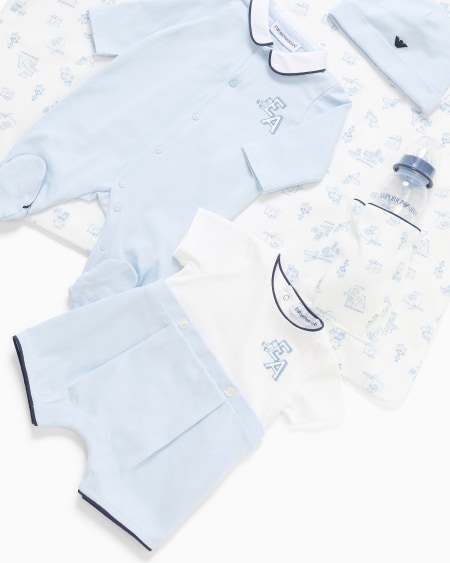 Armani Pelele de punto con logotipo EA Último día