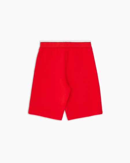 Armani Pantalones cortos de punto doble con cordón y bordado Promoción trimestral