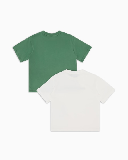 Armani Paquete de dos camisetas con logotipo estampado Liquidación