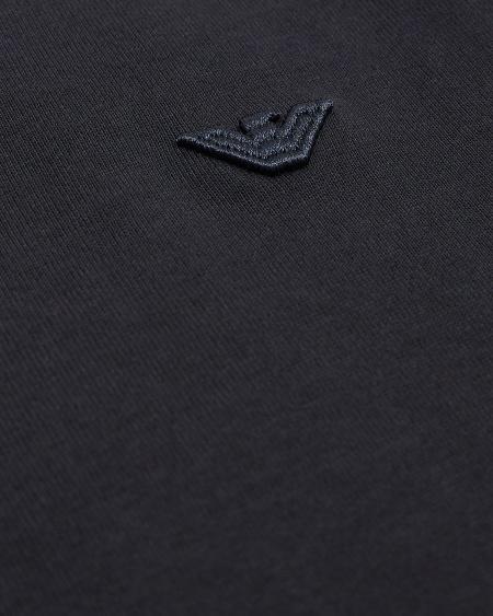 Armani Camiseta de punto grueso con microáguila Envío internacional gratuito