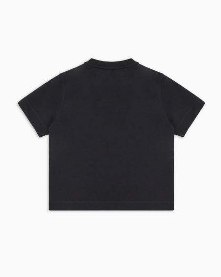 Armani Camiseta de punto grueso con microáguila Envío internacional gratuito