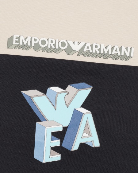 Armani Paquete de dos camisetas con logotipo estampado Limitado a 3 días