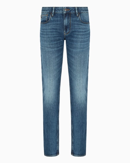 Armani Vaqueros J06 slim fit de denim lavado