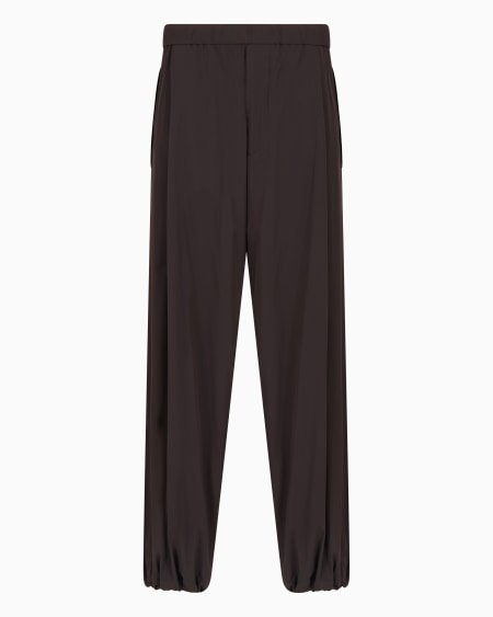 Armani Pantalones anchos con cintura elástica de nailon bielástico superligero Devoluciones gratuitas