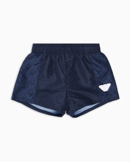 Armani Bañador tipo pantalón corto con banda con logotipo Oferta especial de fábrica