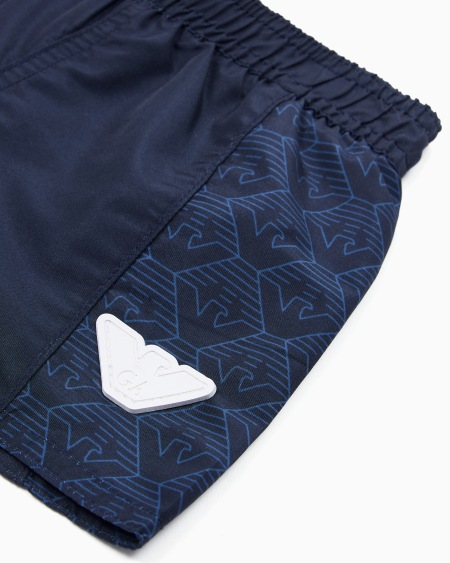 Armani Bañador tipo pantalón corto con banda con logotipo Oferta especial de fábrica