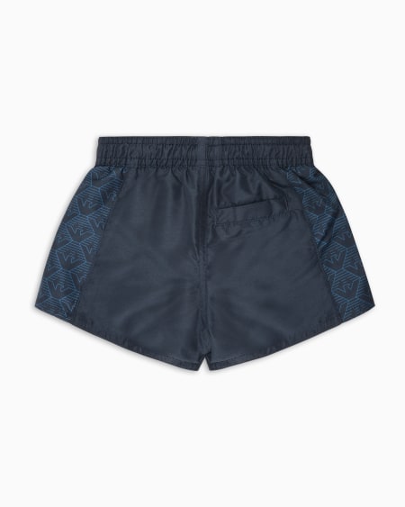 Armani Bañador tipo pantalón corto con banda con logotipo Oferta especial de fábrica
