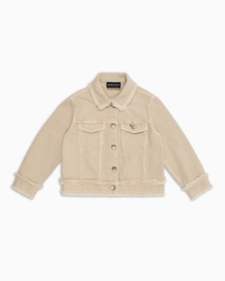 Armani Chaqueta en denim teñido en prenda Promoción trimestral
