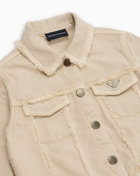 Armani Chaqueta en denim teñido en prenda Promoción trimestral