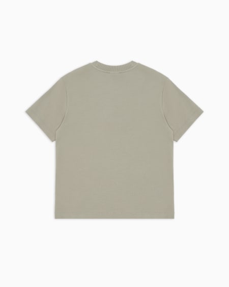 Armani Camiseta ancha de punto con maxiáguila en relieve Envío internacional gratuito