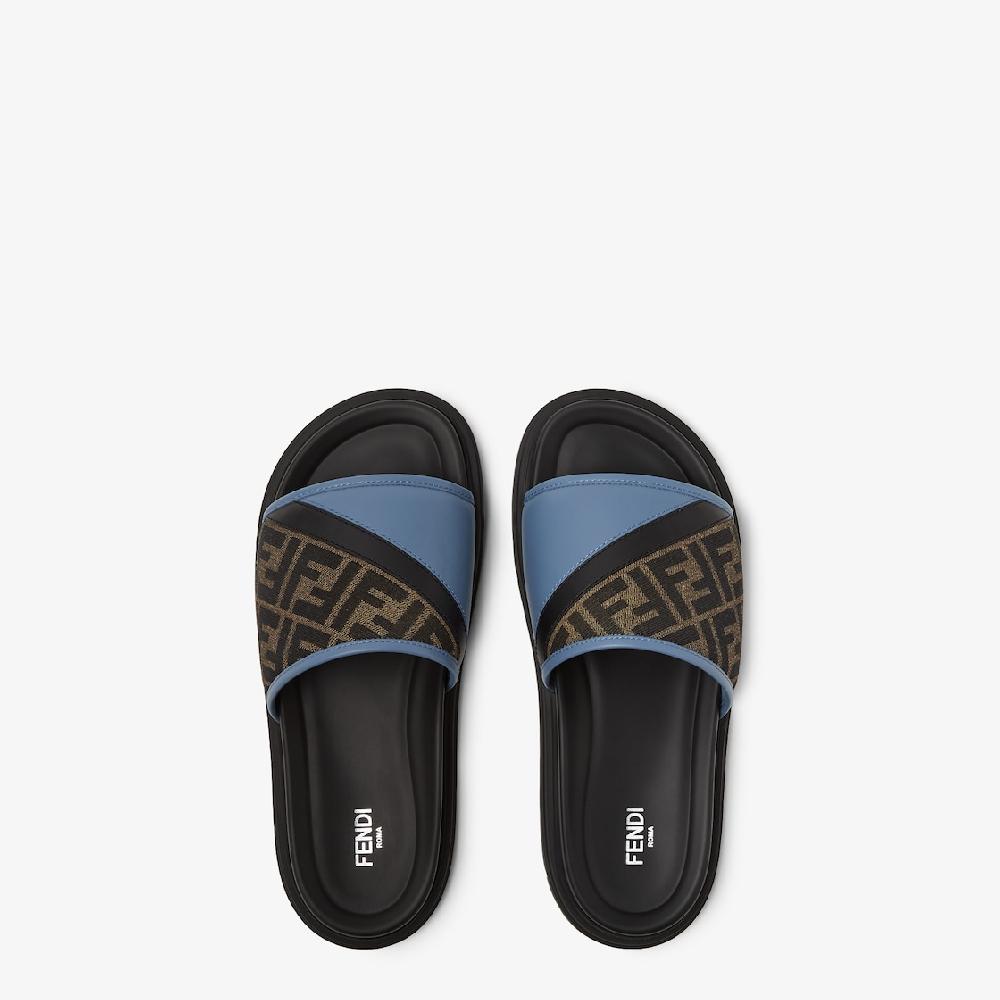 Fendi Sandalia tipo chancla Fendi Diagonal Promoción trimestral